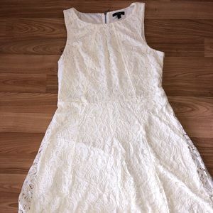 White lace dress